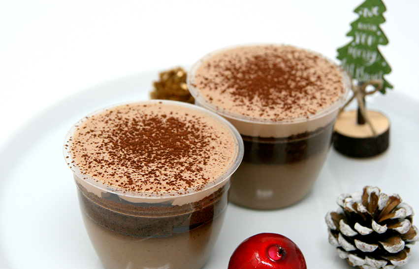 チョコレートスフレプリンに！